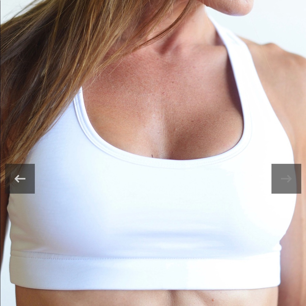 I am selling a white zyia bomber bra size small - Picture 9 of 9